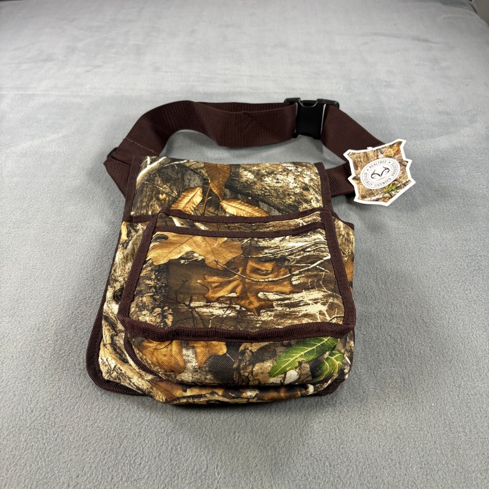 Realtree Edge Camo Shell Pouch Hunting Shooting Waist Bag Adjustable Belt NEW